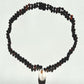 Amber Necklace with Cowrie Shell - Cherry - 45cm