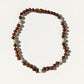 【_olinguito_さま専用ページ】Amber Necklace - cognac -40/45・- Raw Cognac + Aquamarine-40/45