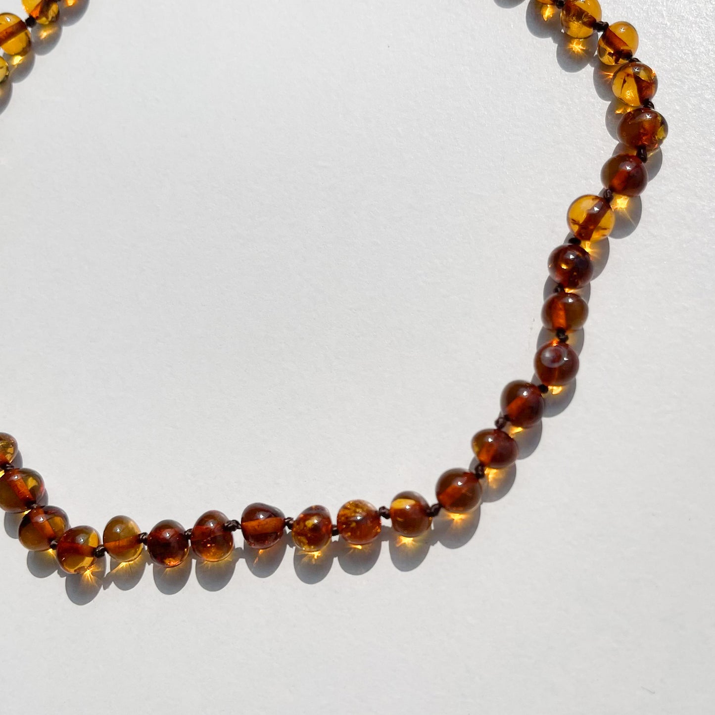 Amber Necklace - Cognac - 32cm