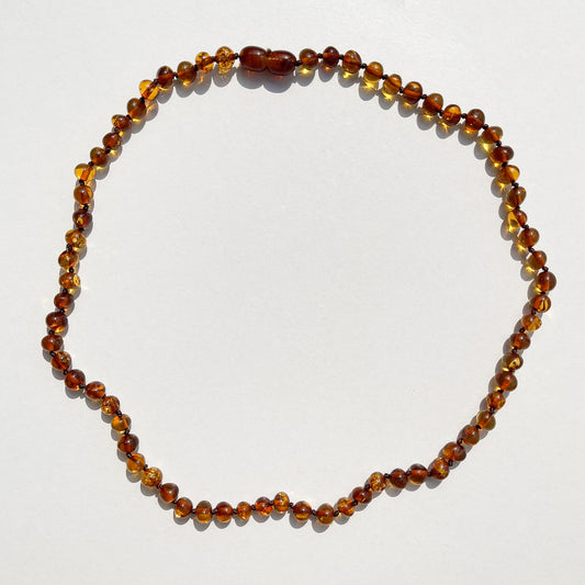 Amber Necklace - Cognac - 45cm