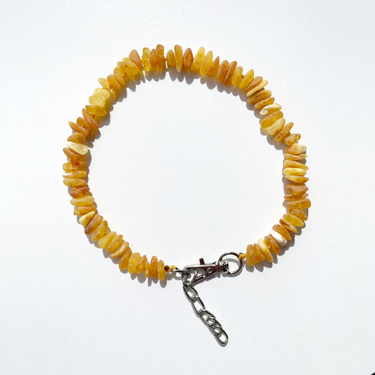 【yq0o1_さま専用ページ】Amber Collar for pet -Raw honey- 25cm~31cm